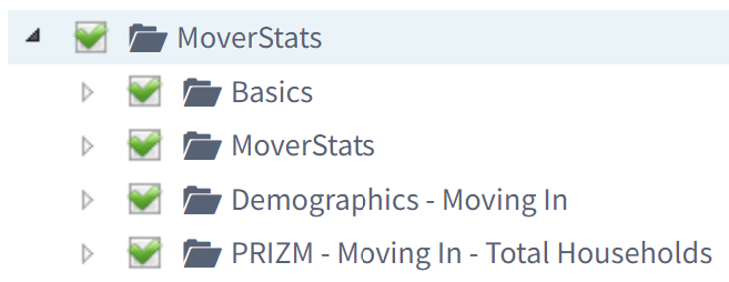 MoverStats with PRIZM variables