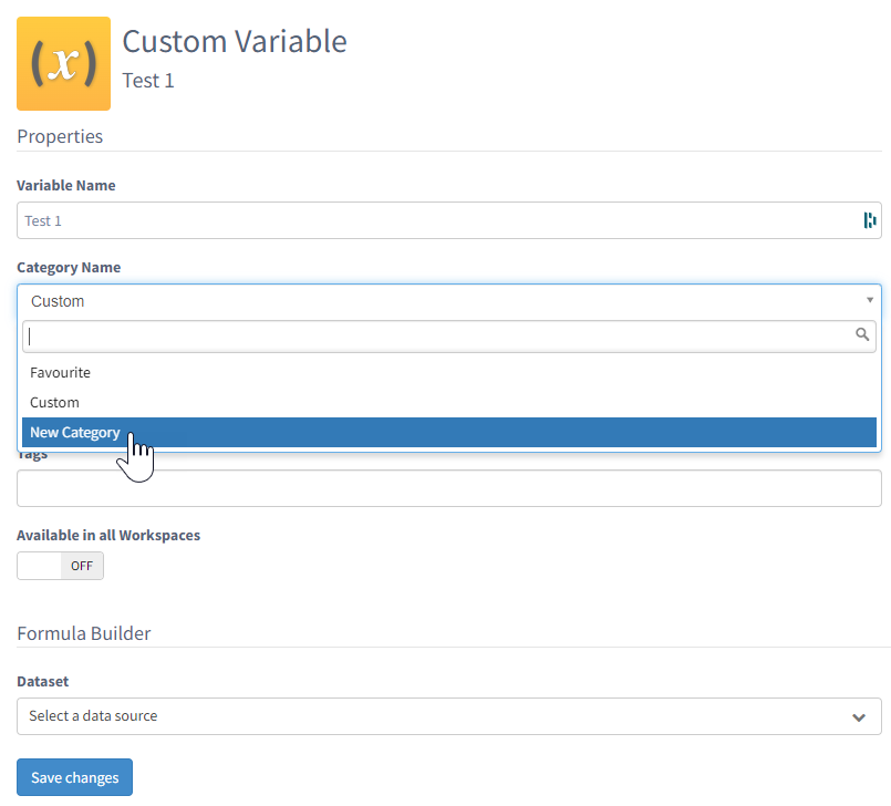 How do I organize Custom and Favourite variables using ordering and ...