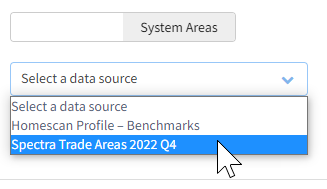 Select data source