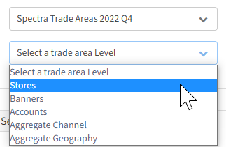 Select trade area level