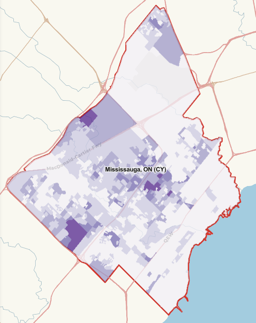 Choropleth map