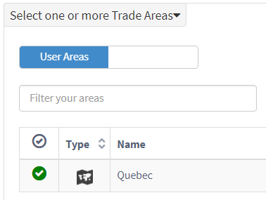 Select area of interest