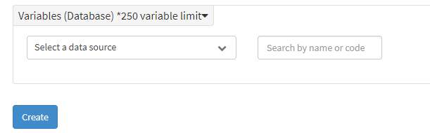 Select data source