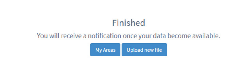 Finished message