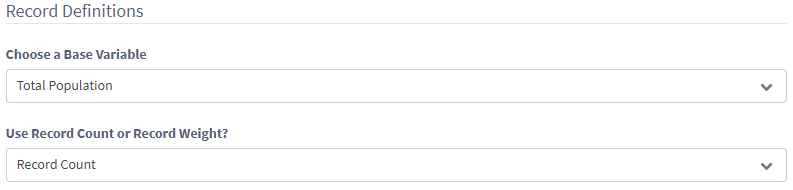 Customer file with geographic codes settings