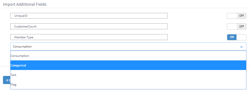 Select appropriate data type for field