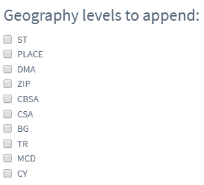 USA geography levels
