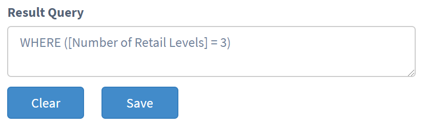 Result query box