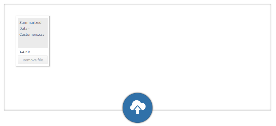 Upload files box