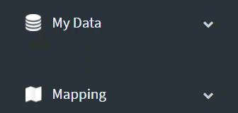 Select areas from My Data drop-down