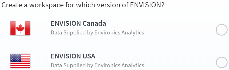 Select Canada or USA