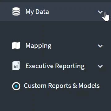 Click Locations under My Data drop-down