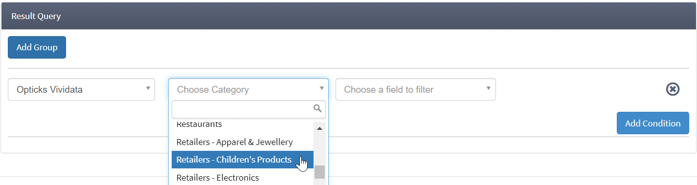 Select a category