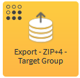 Export ZIP+4 target group tool icon