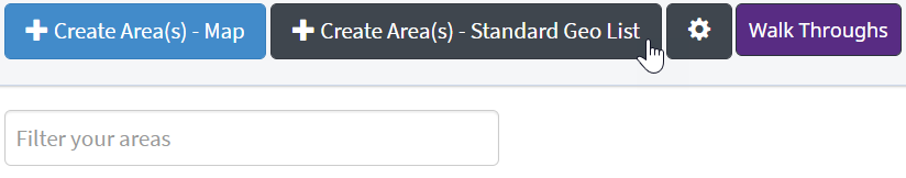 Create areas - standard geo list button