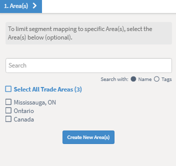 Select trade area