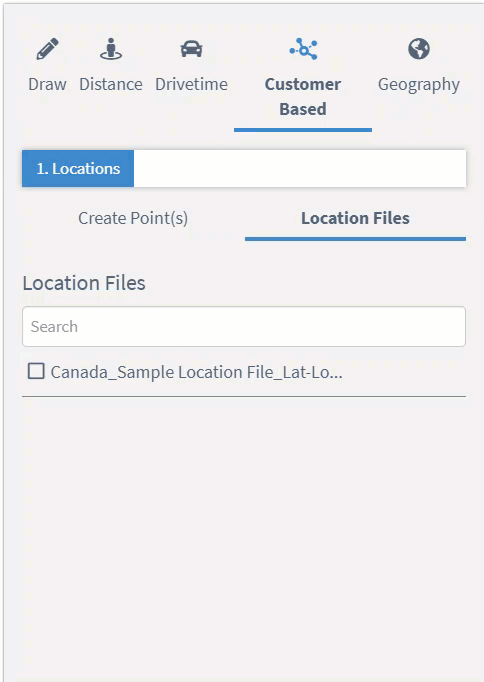 Create points tab