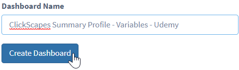 Click create report