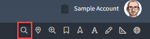 Select search map tool