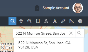 Click search button