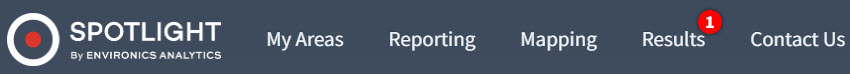 Results notification