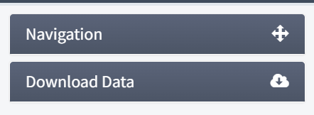 Download data in side menu
