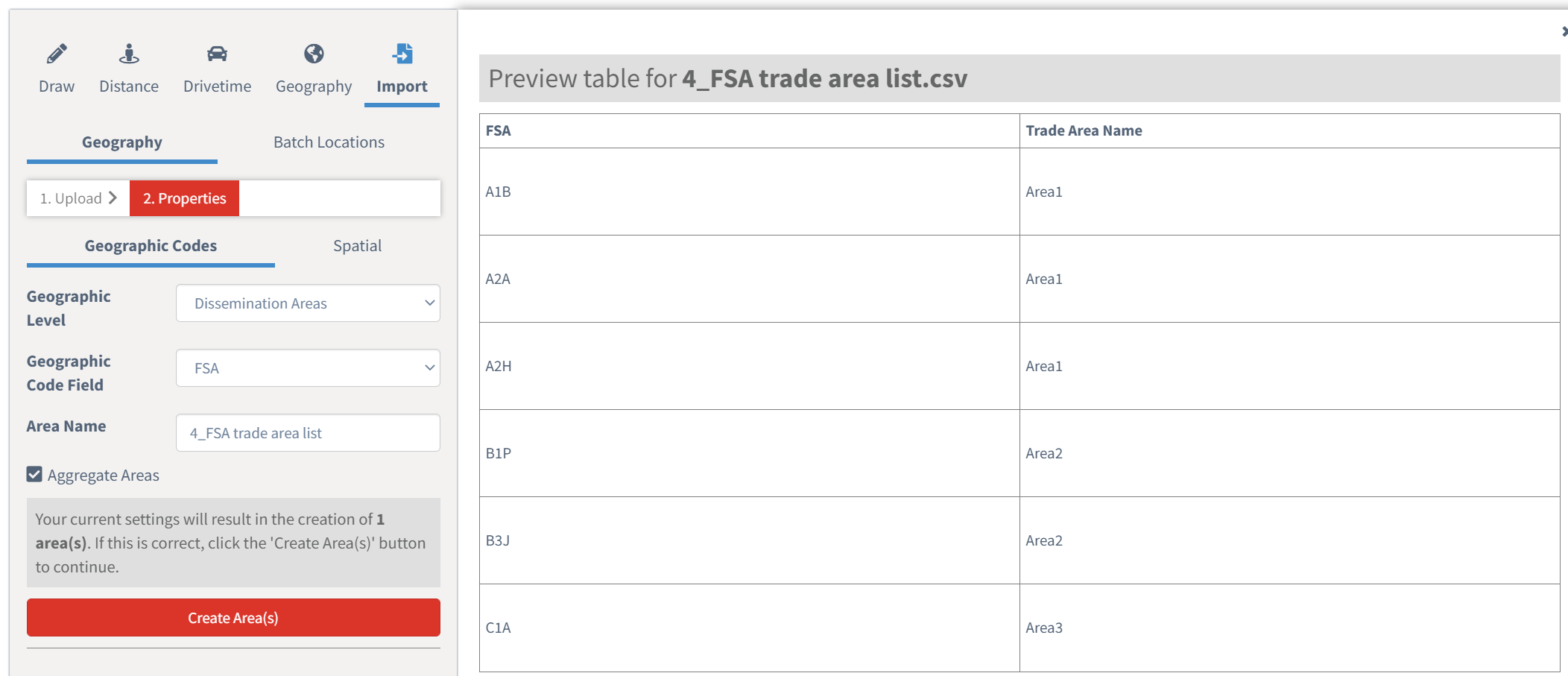 Configure properties