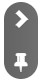 Arrow and pushpin icon
