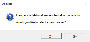 Not found notification